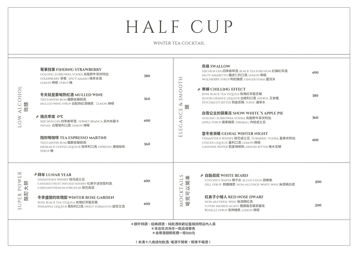 松山甜點酒吧推薦│Half cup半杯8 1