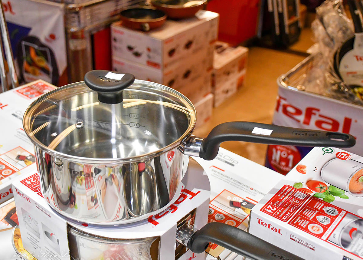 羅東特福鍋具特賣會16 首選不鏽鋼20cm單柄湯鍋（含玻璃鍋蓋）
