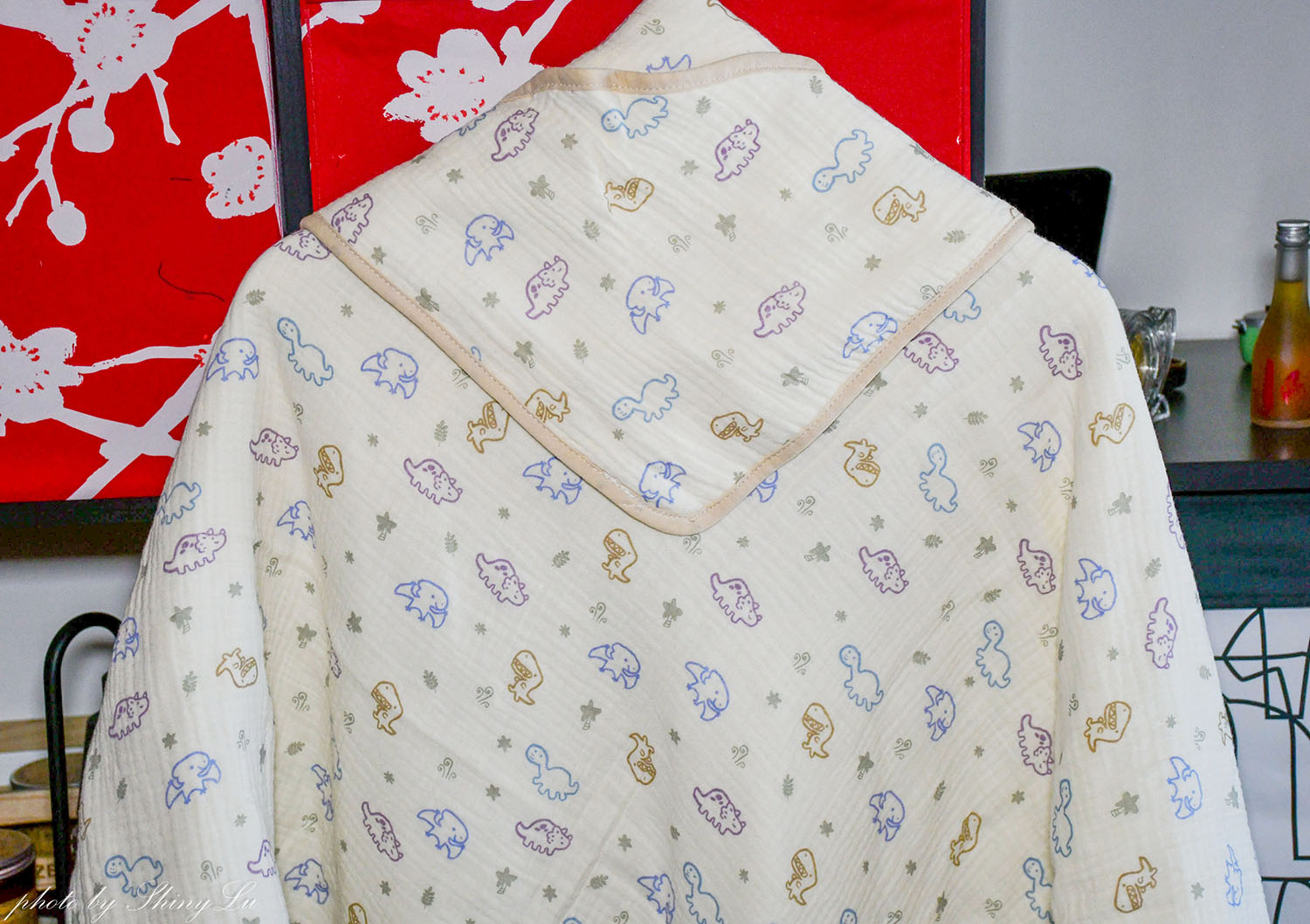 圍裙式連帽浴巾推薦【Doris.Ann 朵麗絲.安】Chu-mi 啾米開箱分享 - 第5張圖