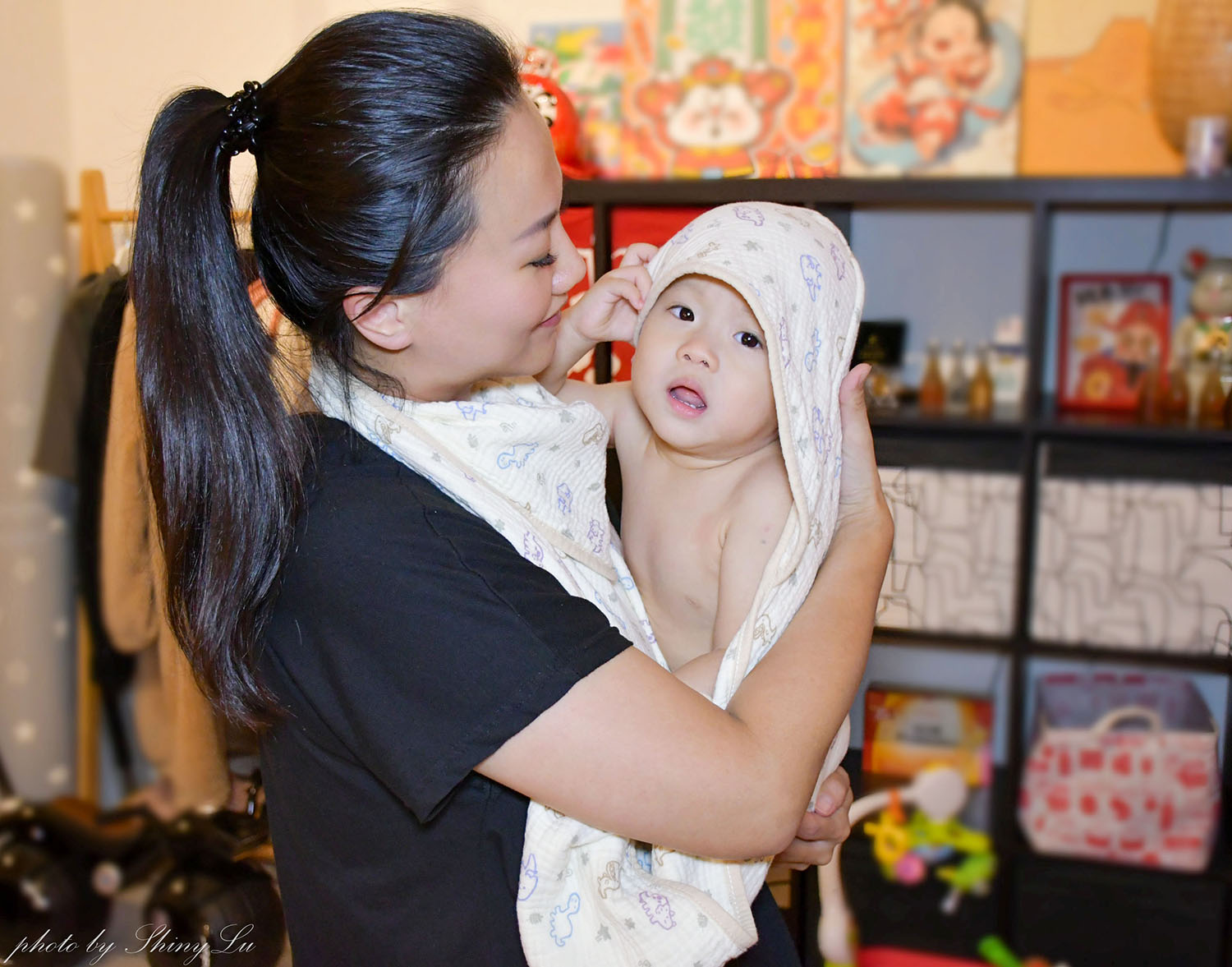 圍裙式連帽浴巾推薦【Doris.Ann 朵麗絲.安】Chu-mi 啾米開箱分享 - 第7張圖