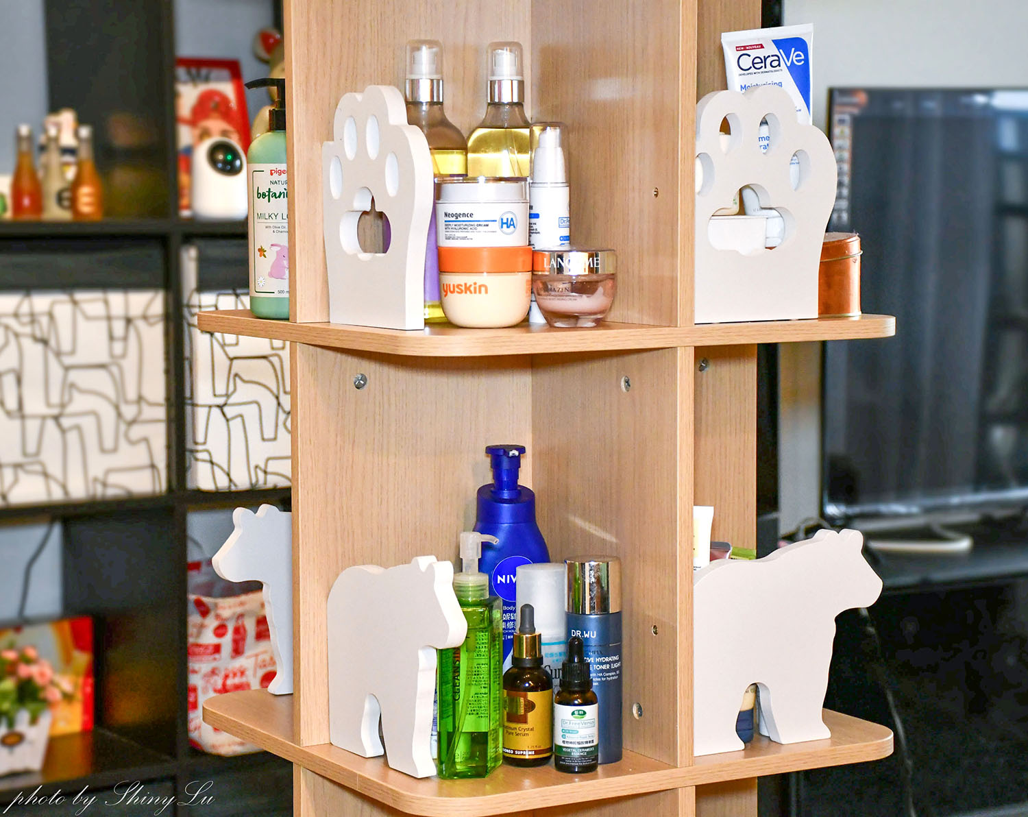 旋轉書架好用嗎【jolly小熊旋轉書櫃】早鳥限量買就送小朋友單人閱讀沙發