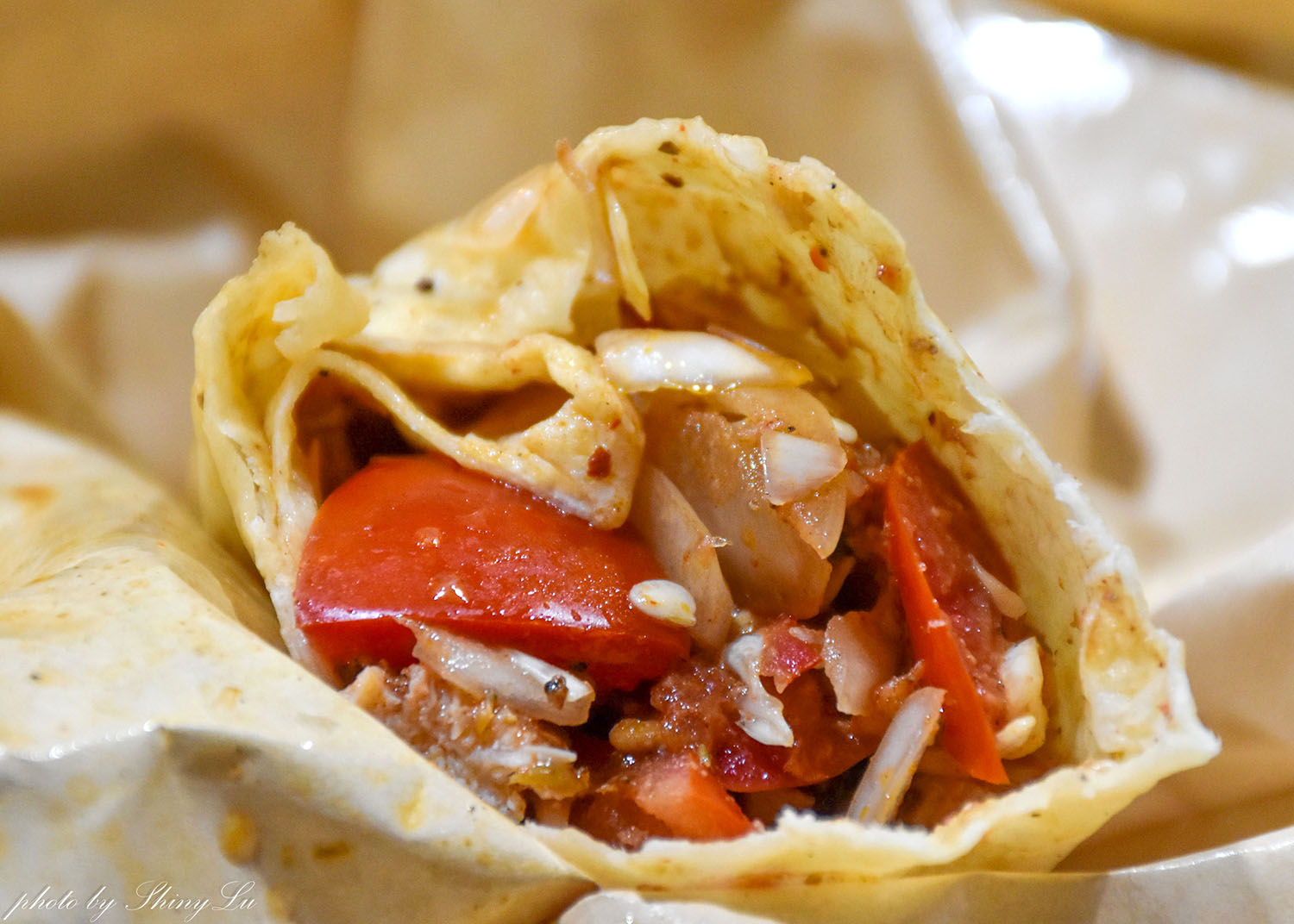 排隊才吃的到！土爸爸行動廚房│推薦雞腿肉捲餅│林口黃昏市場美食