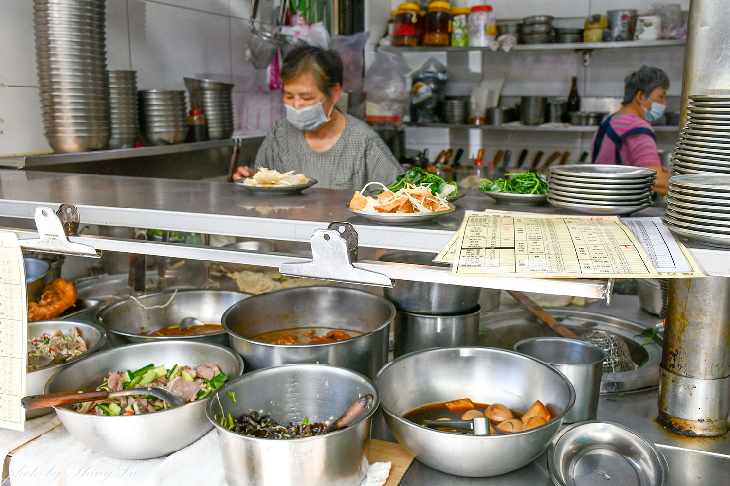 萬芳麵館，早餐吃肝連麵，長春市場美食必吃