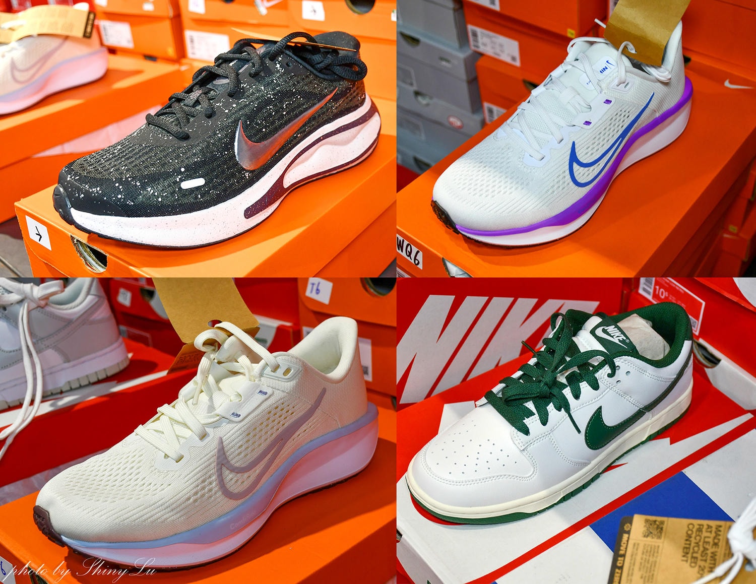 家樂福內湖店【Nike運動鞋特賣】FILA 及 MIZUNO/Adidas零碼出清第二雙10元，指定款二雙3000