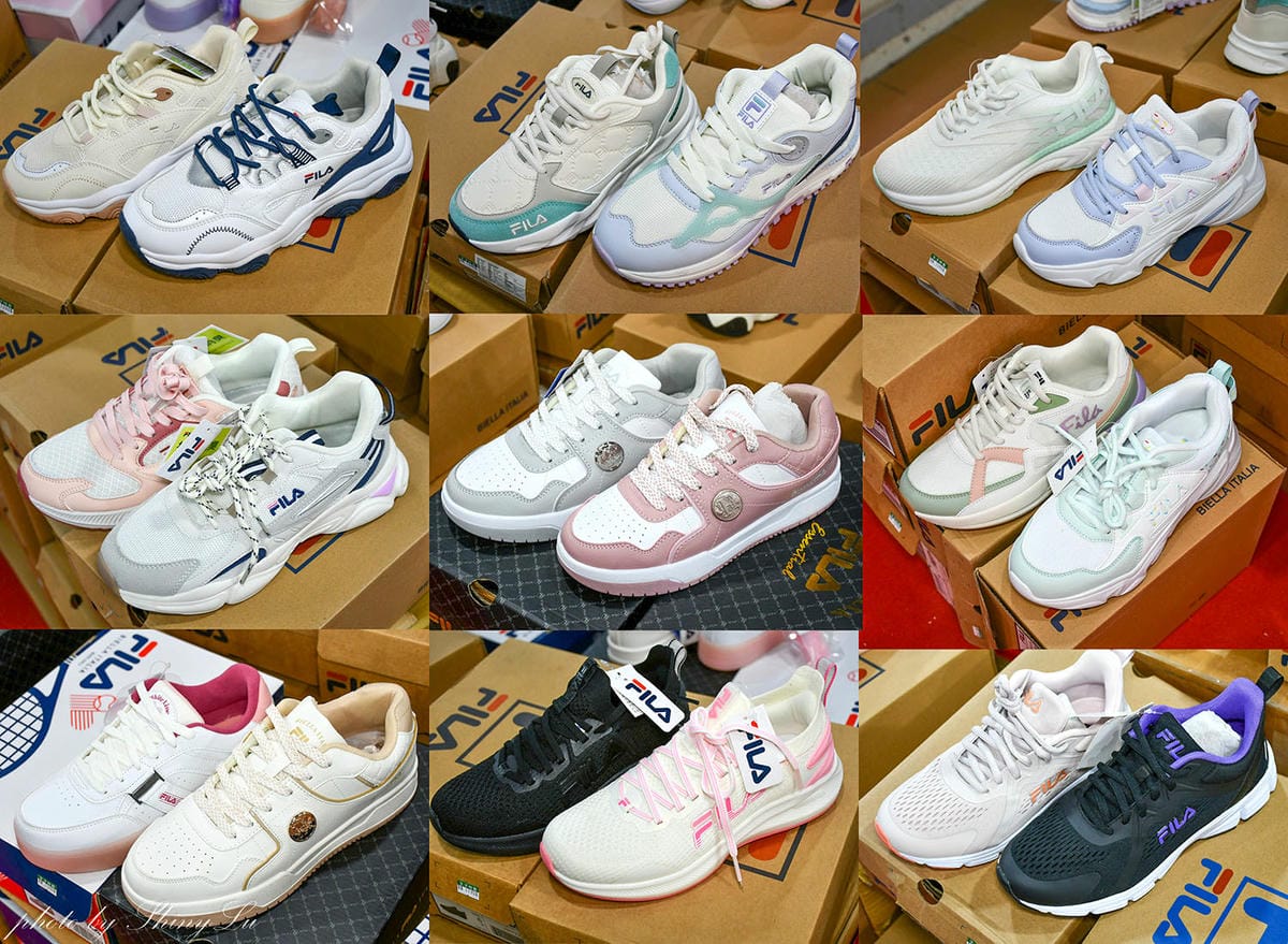 家樂福內湖店【Nike運動鞋特賣】FILA 及 MIZUNO/Adidas零碼出清第二雙10元，指定款二雙3000