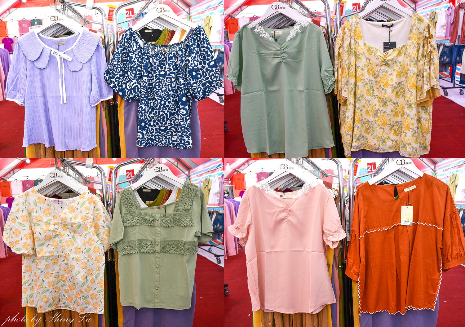 OB嚴選特賣會199元買二送一，豐倫服飾涼感衣190元起！地點在家樂福西屯店大門帳篷