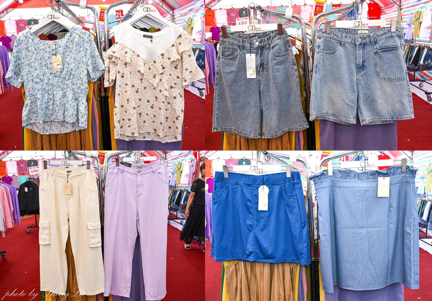 OB嚴選特賣會199元買二送一，豐倫服飾涼感衣190元起！地點在家樂福西屯店大門帳篷