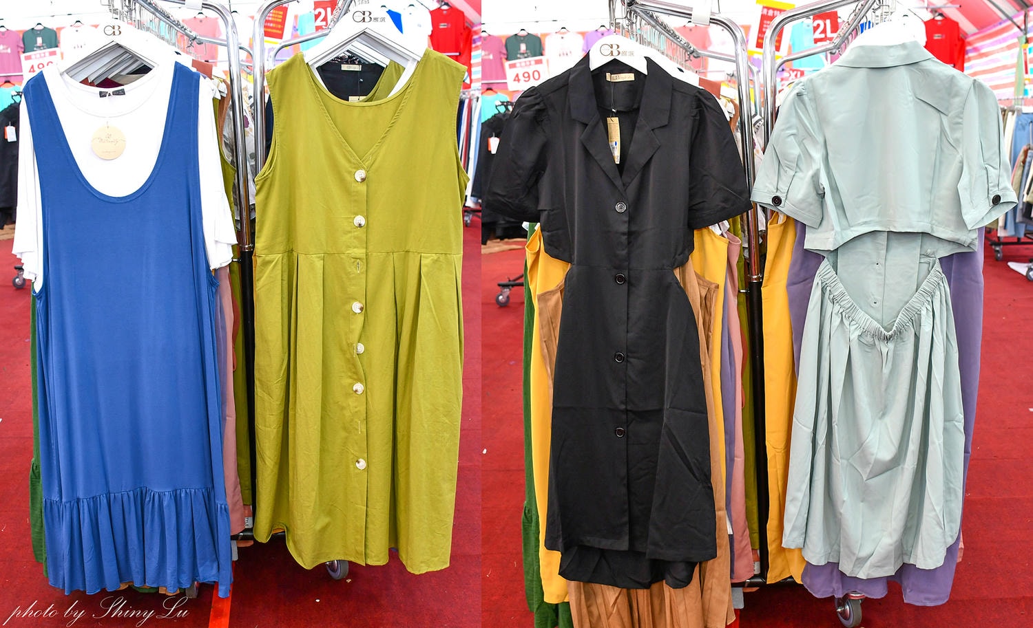 OB嚴選特賣會199元買二送一，豐倫服飾涼感衣190元起！地點在家樂福西屯店大門帳篷