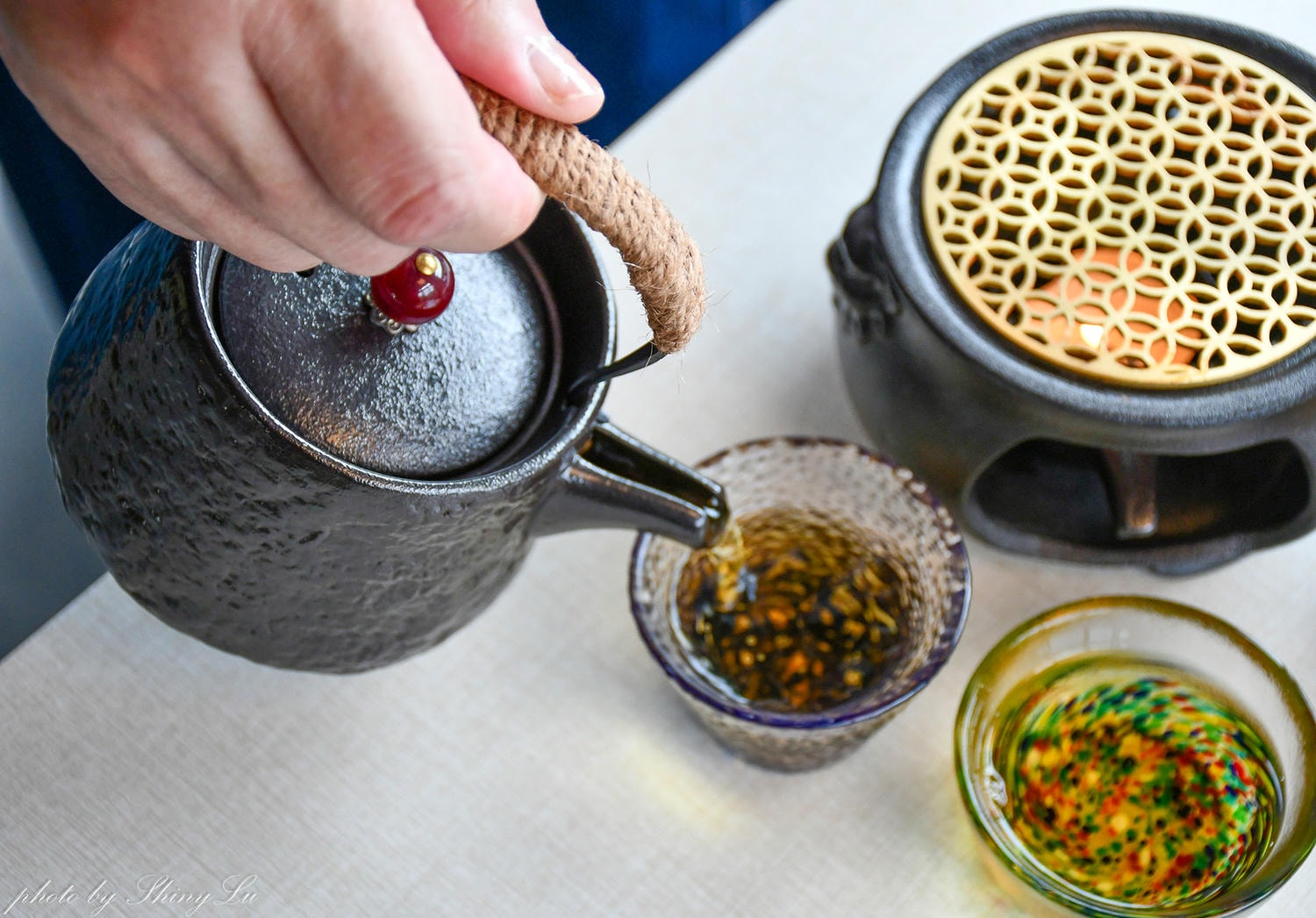 宜蘭梅花湖餐廳【大魔遇見熊】點和牛海鮮雙人套餐，還附加一樓咖啡廳飲品/點心/伴手禮