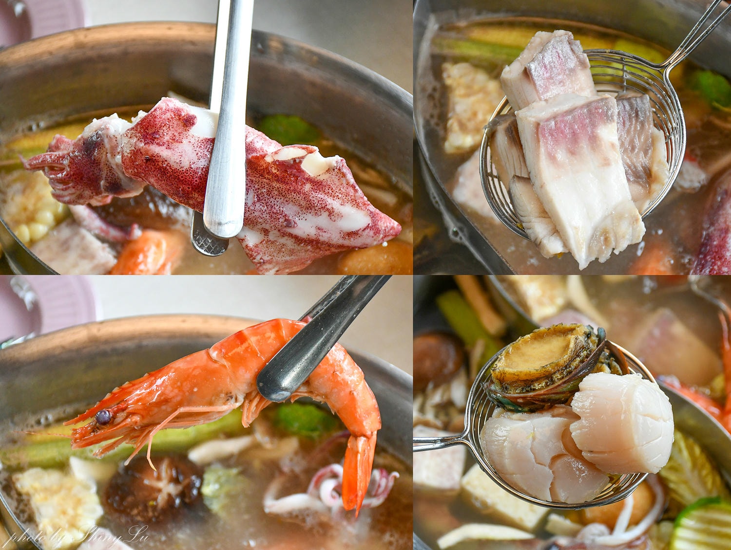 宜蘭梅花湖餐廳【大魔遇見熊】點和牛海鮮雙人套餐，還附加一樓咖啡廳飲品/點心/伴手禮