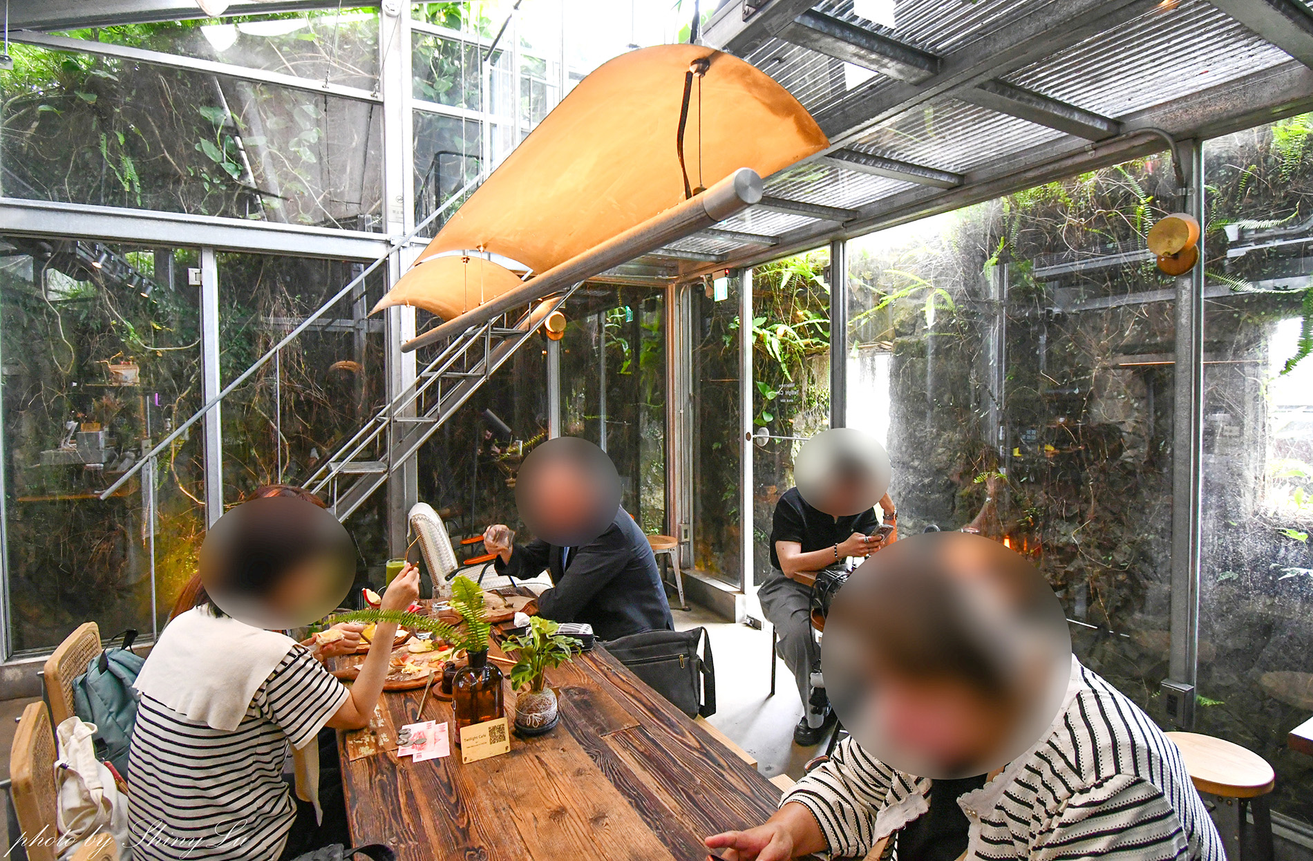 九份秘境咖啡廳│微光森林Twilight cafe│廢墟改建綠意玻璃屋