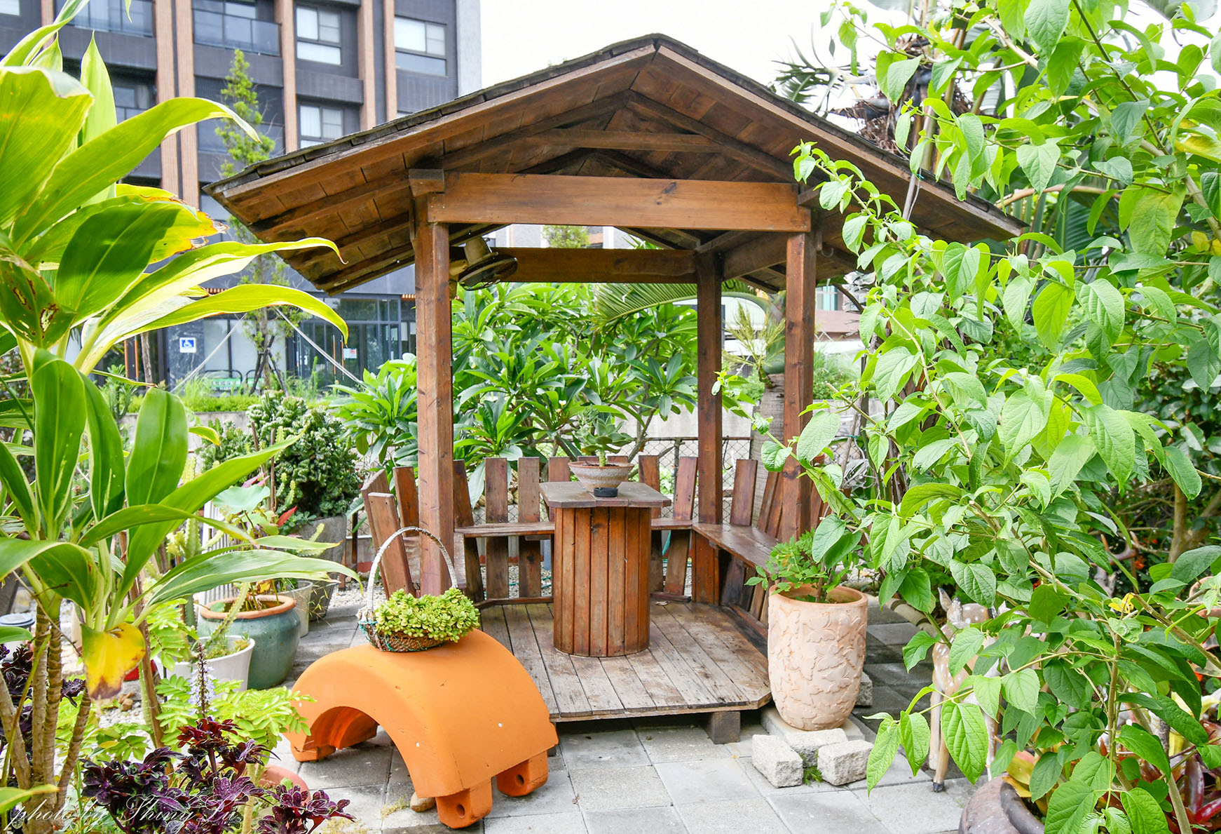 47二次方咖啡花園│中壢秘境咖啡廳│隱身民宿的景觀花園超美