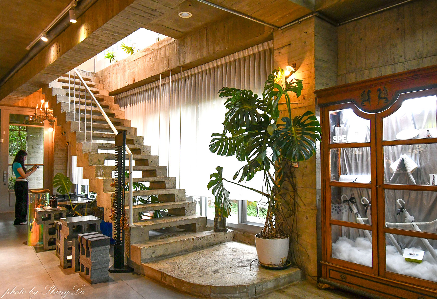 1771 Studio，挑高清水模，桃園大園寵物友善咖啡廳