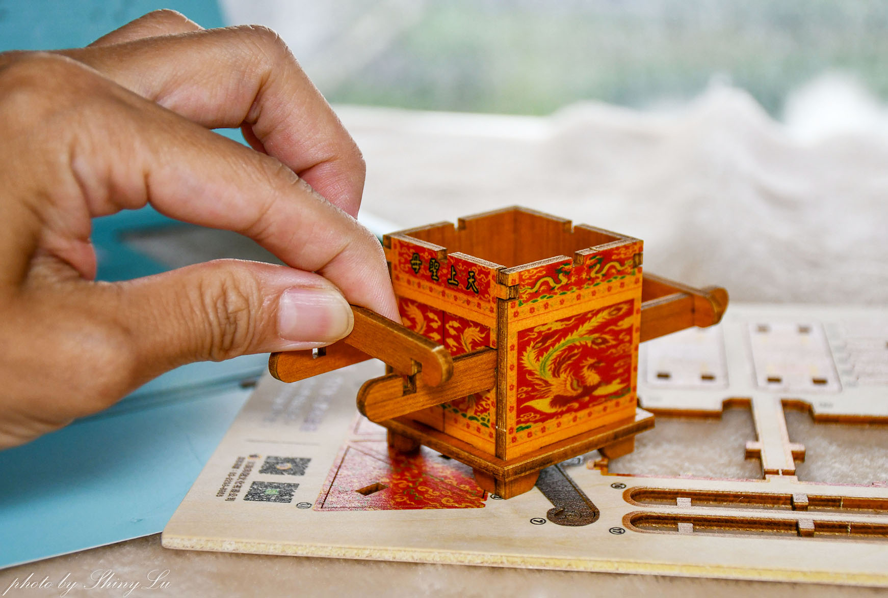 媽祖文創商品推薦│小神轎DIY立體模型組│玄奘文化出版評價開箱