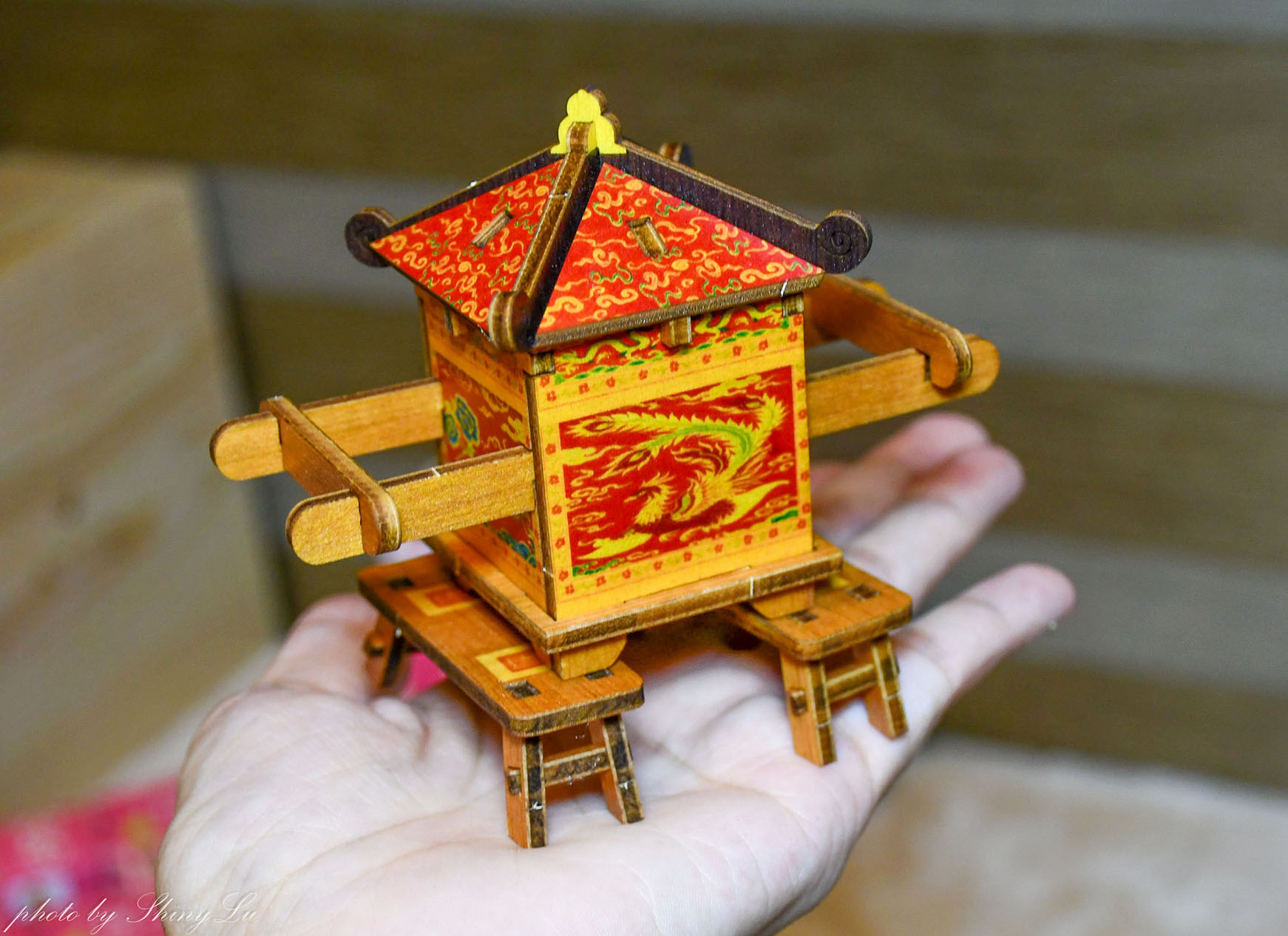 媽祖文創商品推薦│小神轎DIY立體模型組│玄奘文化出版評價開箱