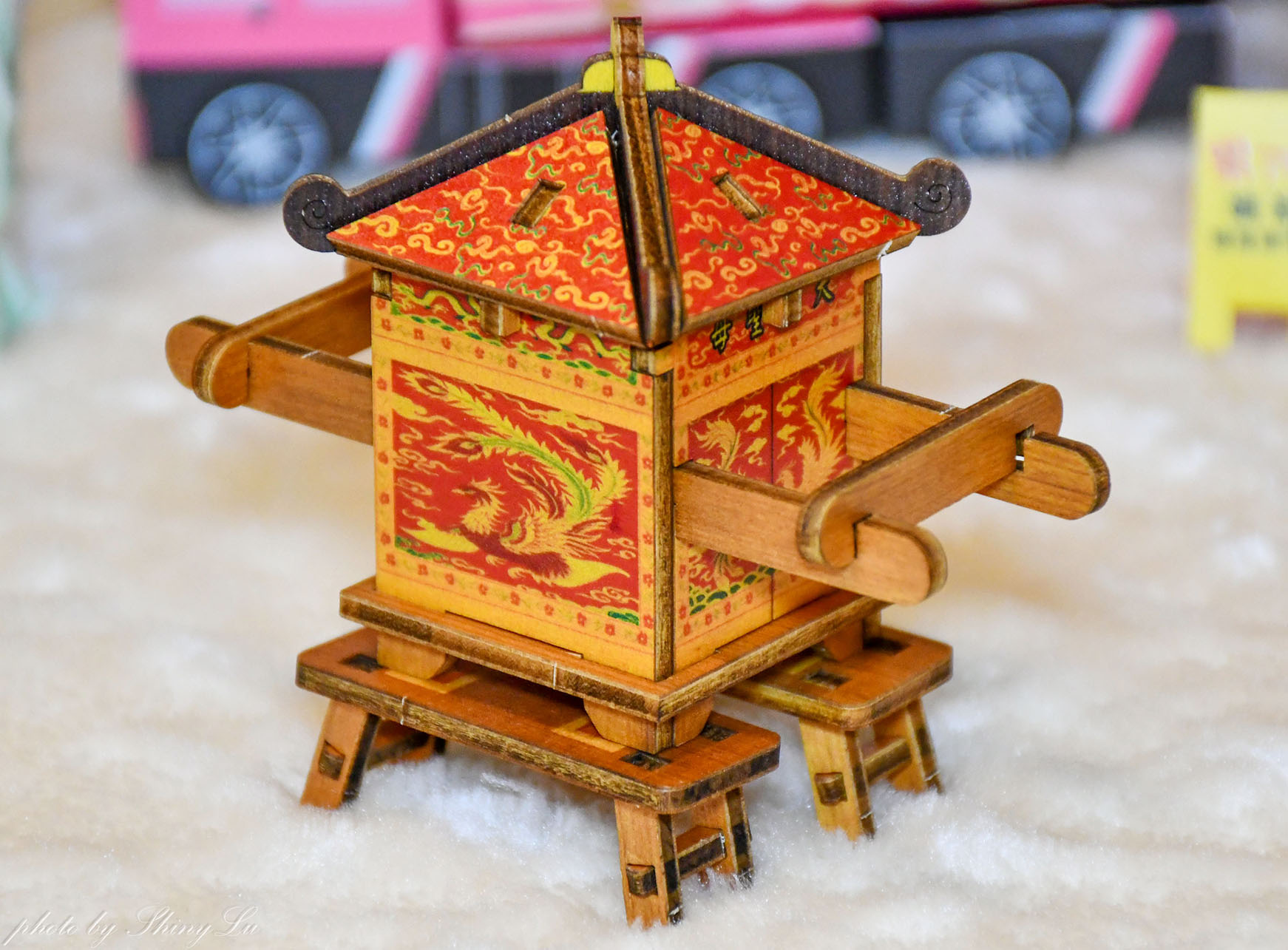 媽祖文創商品推薦│小神轎DIY立體模型組│玄奘文化出版評價開箱