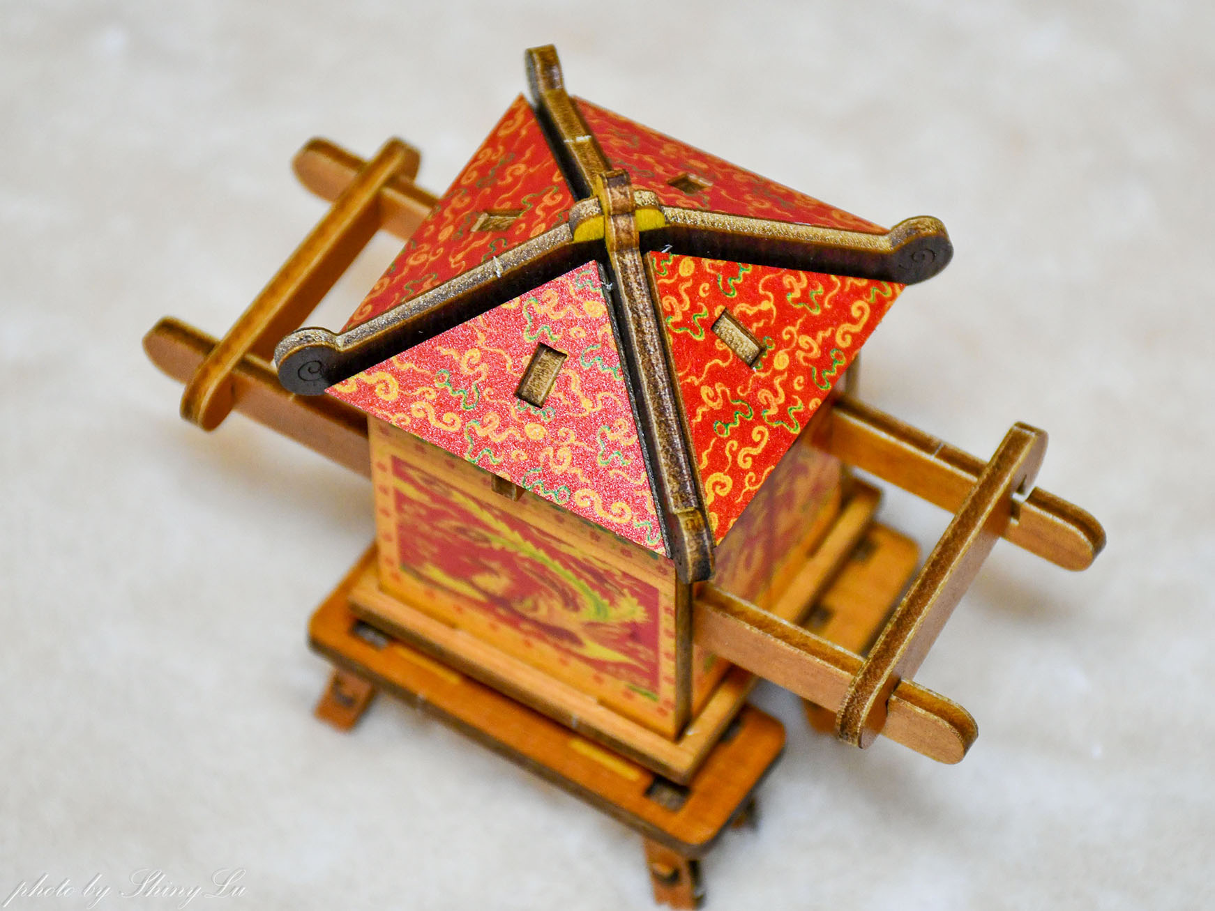 媽祖文創商品推薦│小神轎DIY立體模型組│玄奘文化出版評價開箱